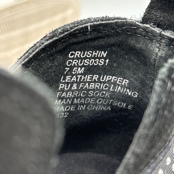 Steve Madden Crushin Black Suede Studded Ankle Booties Womens Size 7.5 M Boots - Picture 9 of 9